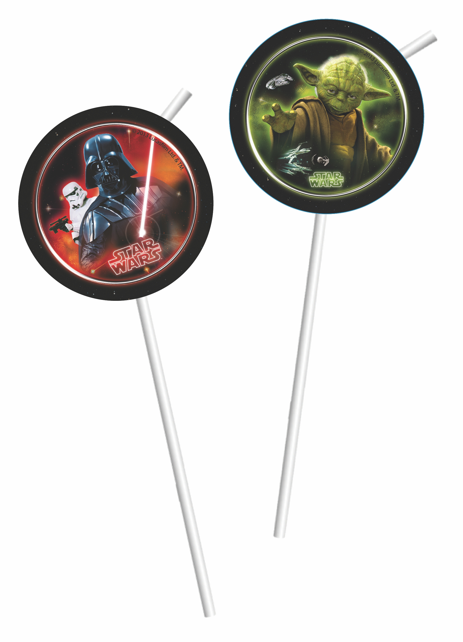 Procos - Star Wars Darth Vader - Trinkhalme (6 Stück)