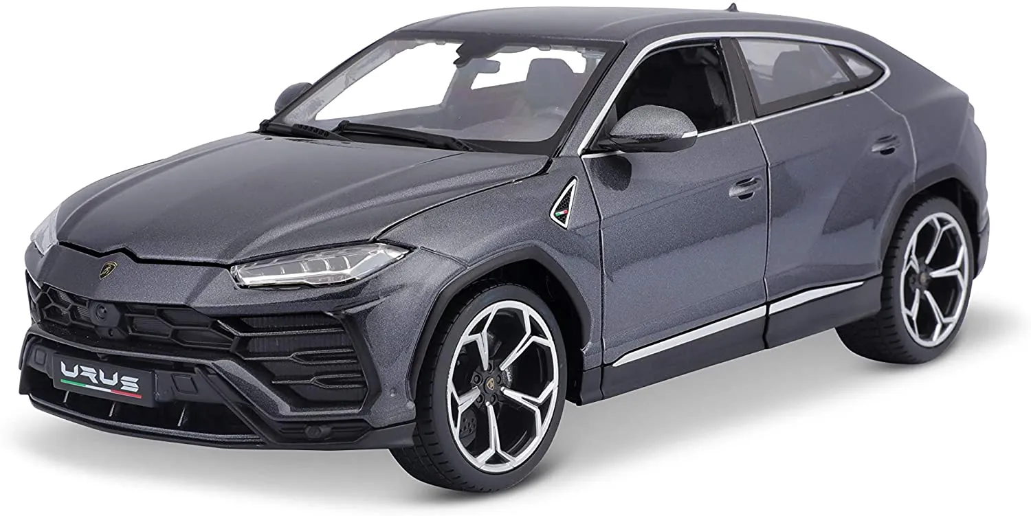 Bburago 18-11042 -  Modellauto - Lamborghini Urus (grau, Maßstab 1:18)