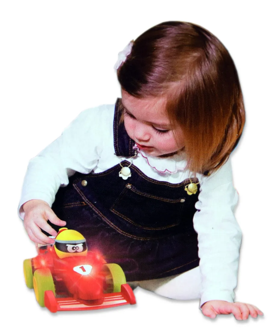 BB Junior - Spielzeugauto - Push & Glow Formula Fun (rot)