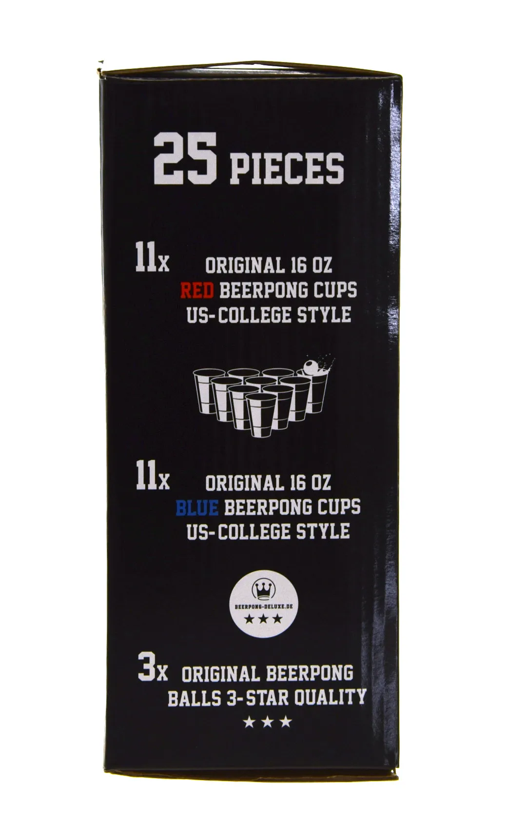 Beerpong-Deluxe Komplettes Set (22 Becher, 3 Bälle)