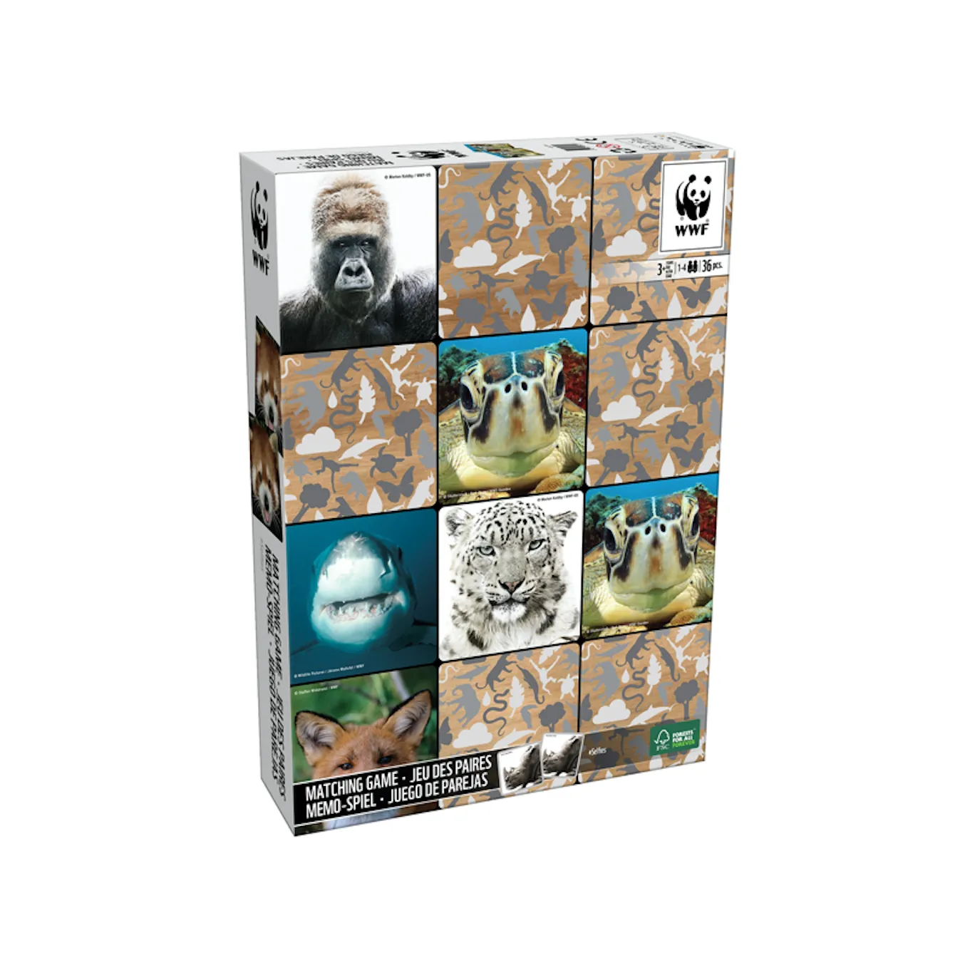WWF Memo-Spiel "Selfies"