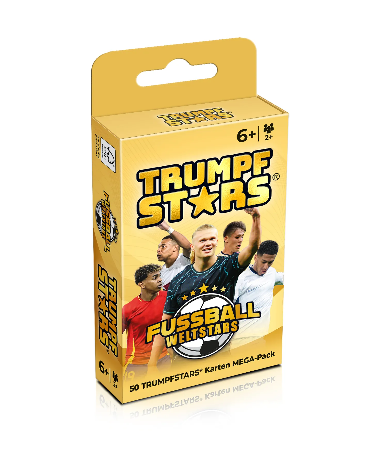 Gomazing - Kartenspiel - Trumpfstars: Fussball Weltstars (Multipack mit 11 Spielen)