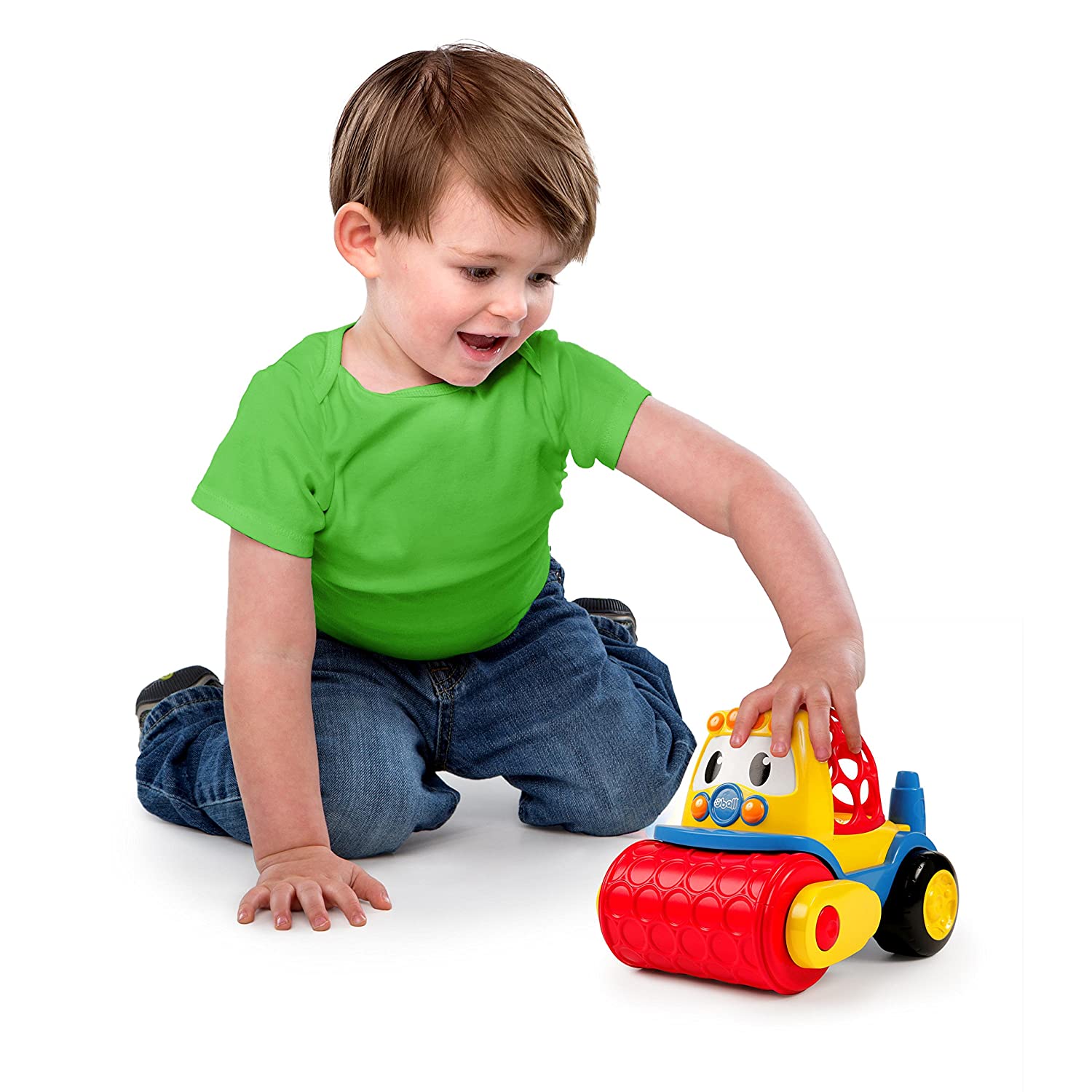 Kids II - Spielzeugauto - Oball Go Grippers Dampfwalze Kids II - Spielzeugauto - Oball Go Grippers Dampfwalze