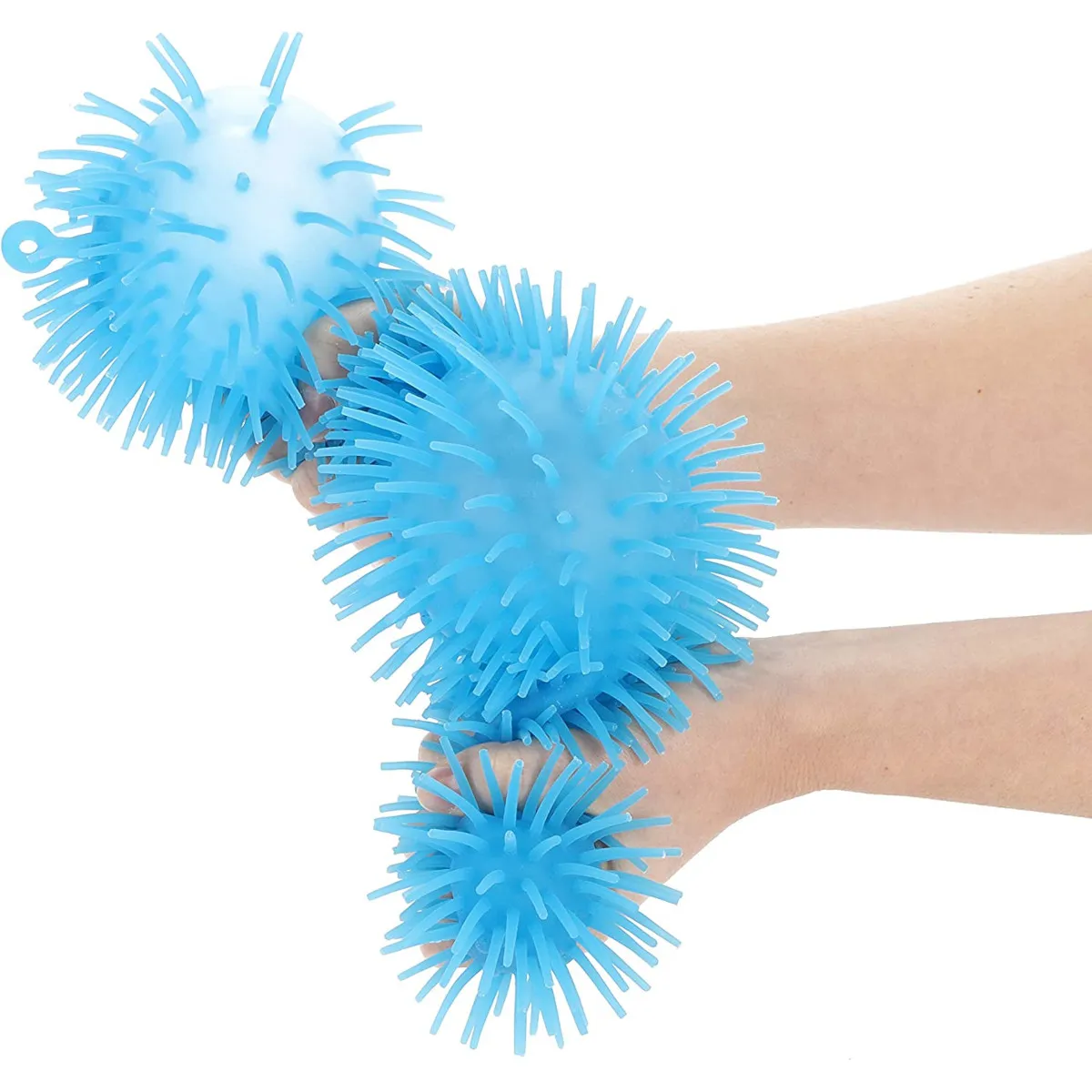 Toi-Toys Knetball Puffer-Raupe 33 cm – Anti-Stressball für Kinder zum Kneten