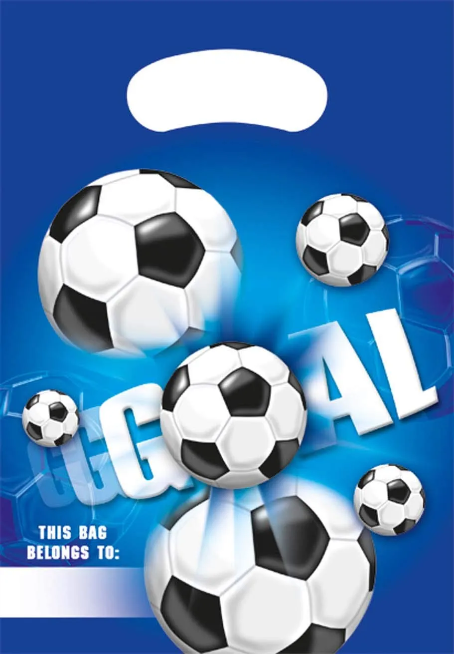 Geschenktüten - Fußball (6 Stück)