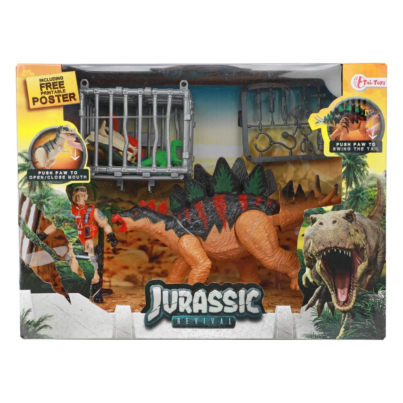 Toi-Toys WORLD OF DINOSAURS Dino Stego Spielset