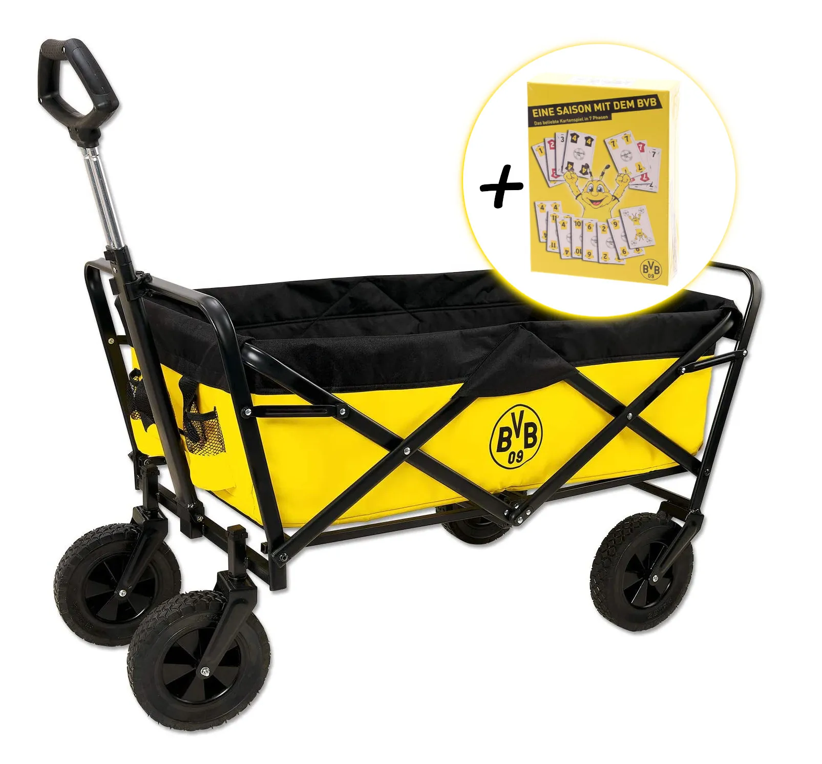 DS Direkt - BVB-Klapp-Bollerwagen + Kartenspiel »Eine Saison mit dem BVB«