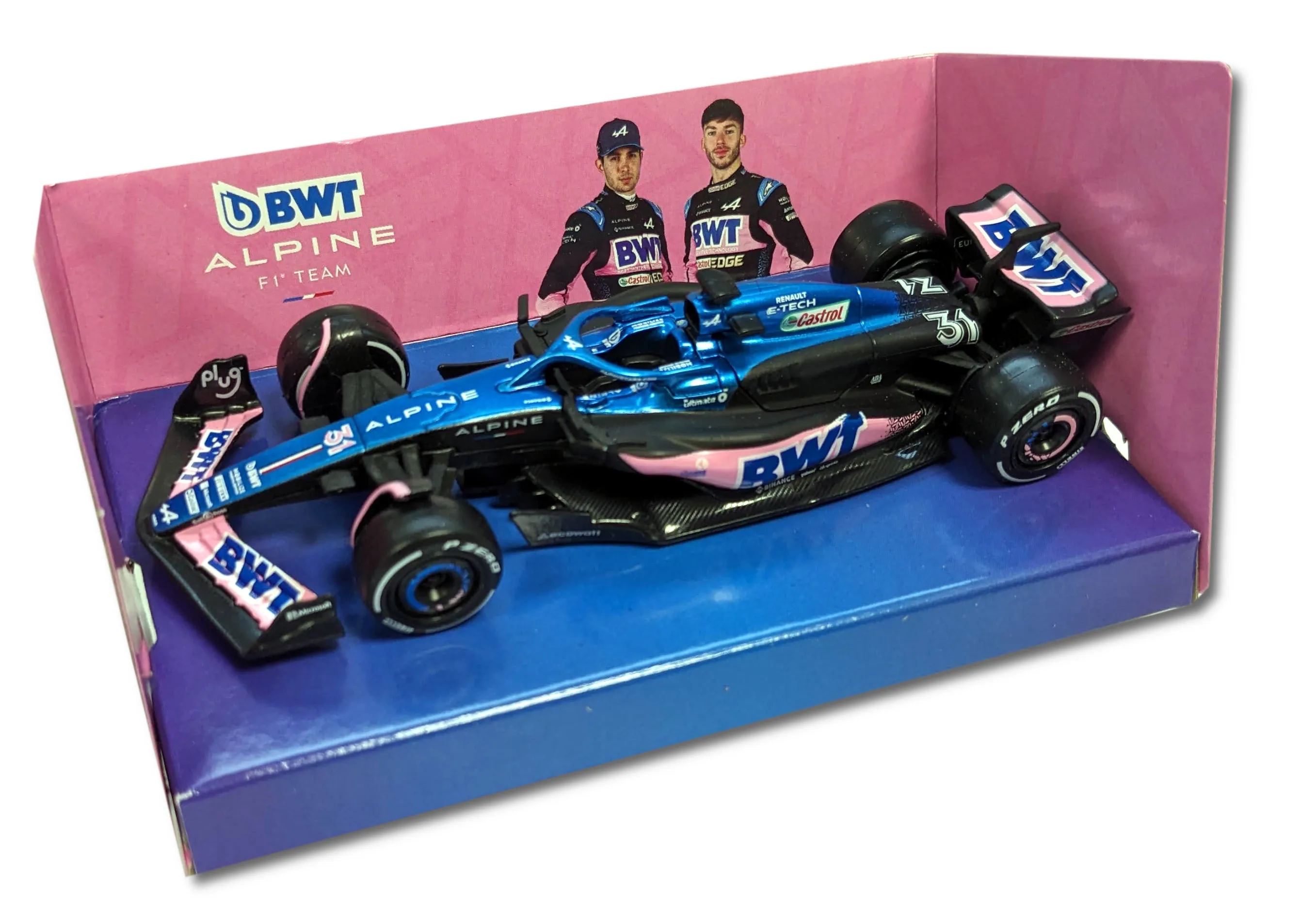 Bburago 18-38072O - Modellauto - F1 Renault Alpine A523 '23 #31 Ocon (Maßstab 1:43)