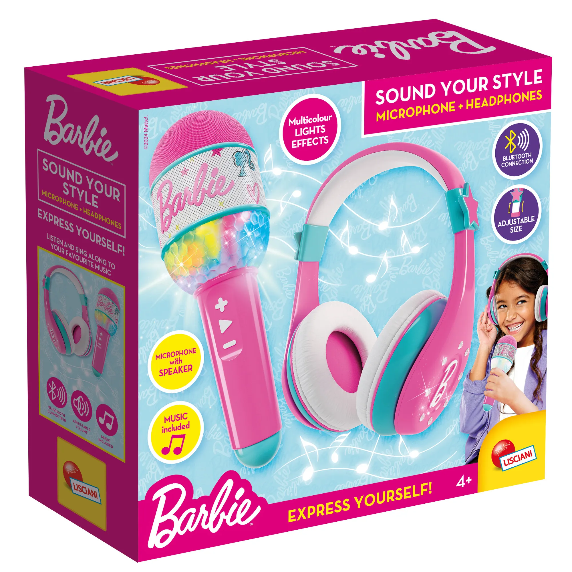 Lisciani 104468 - Barbie Bluetooth Kopfhörer mit Mikrofon
