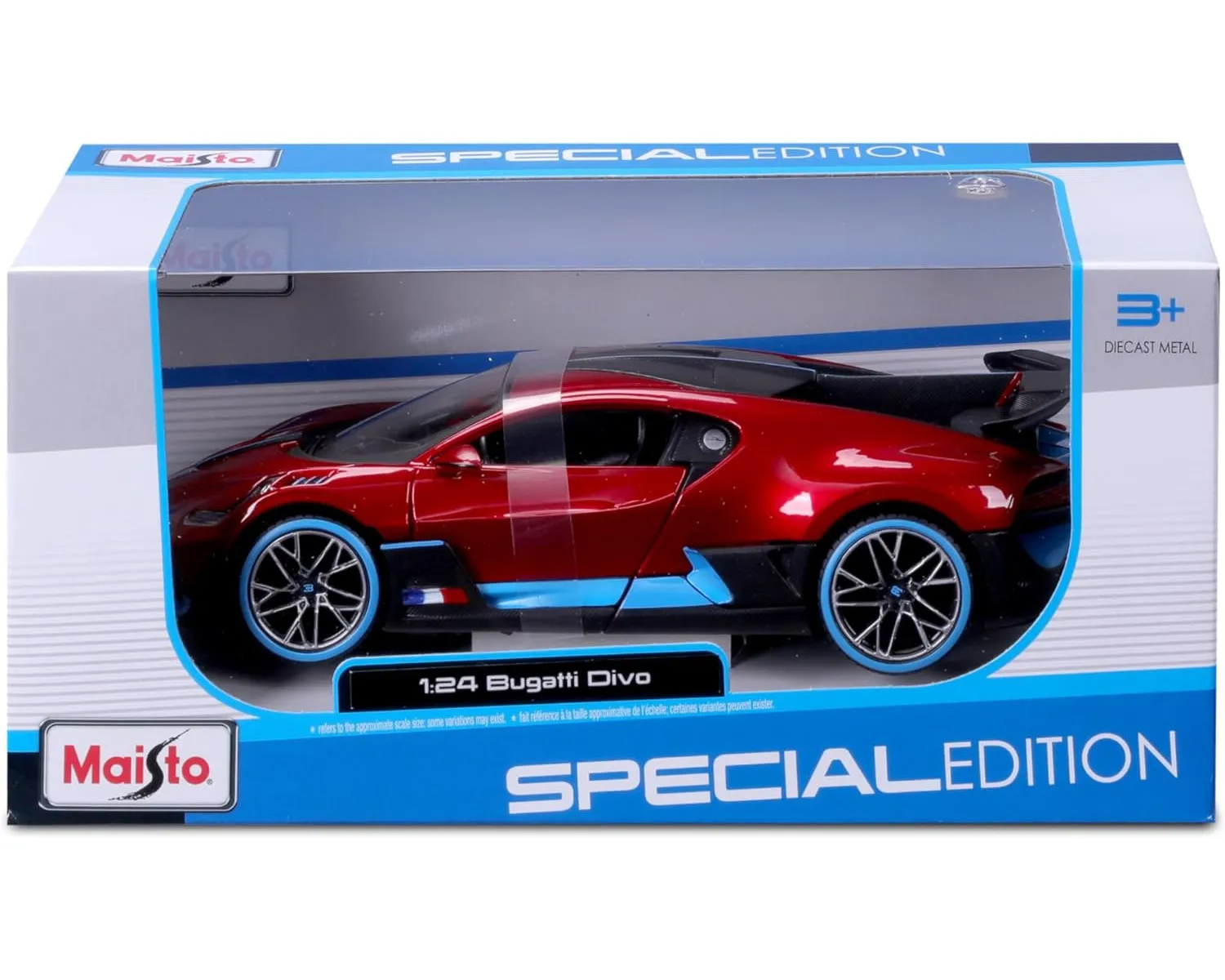 Maisto 31526 - Modellauto - Bugatti Divo (rot, Maßstab 1:24)