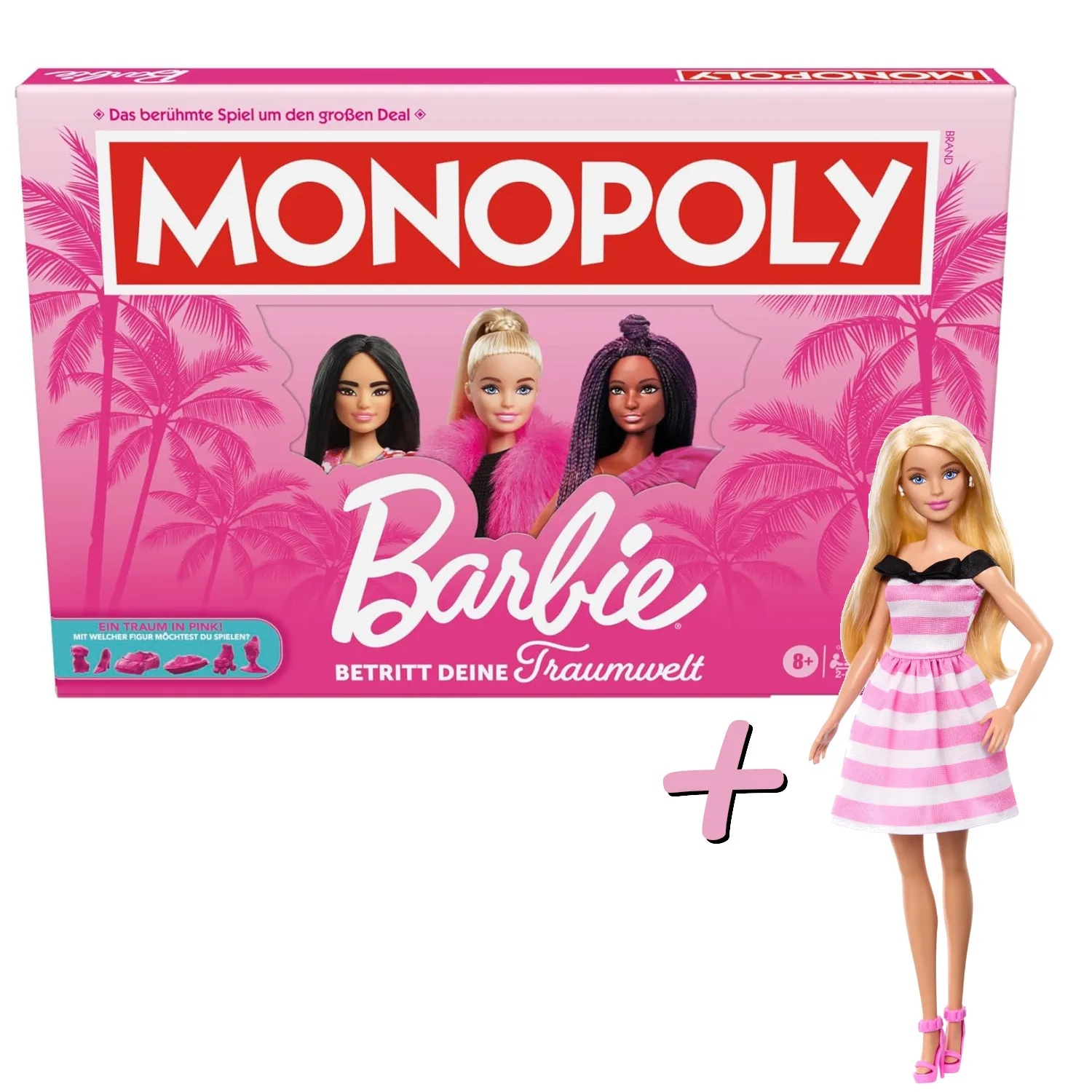 Barbie Set - Monopoly + 65. Jahrestag Puppe