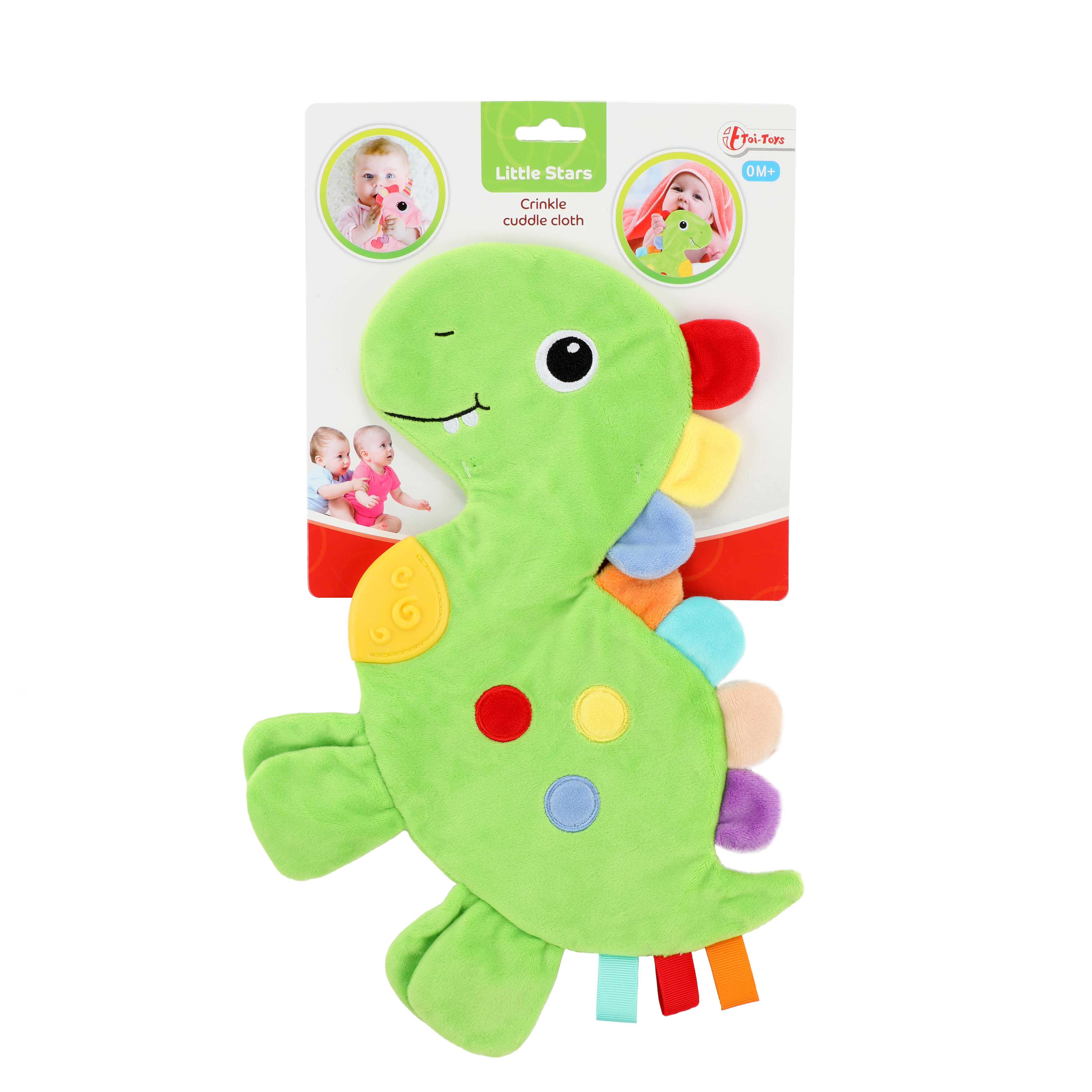 Toi-Toys Schmusetuch Dino – Baby Knistertuch ab 0+ Monaten Toi-Toys Schmusetuch Dino – Baby Knistertuch ab 0+ Monaten