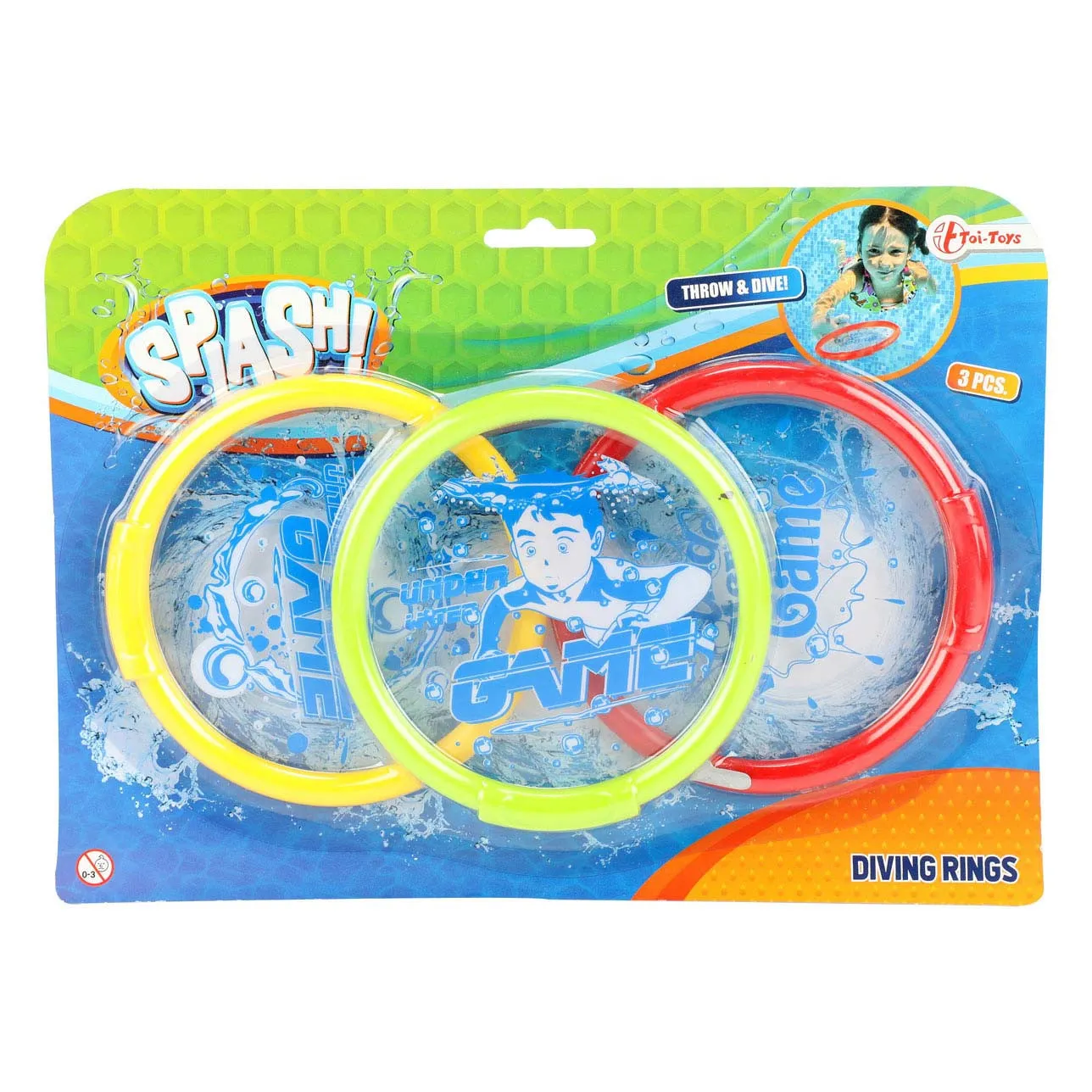 Toi-Toys - SPLASH Tauchringe (3 Stück)