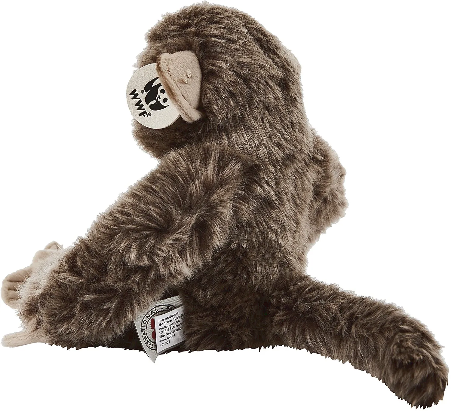 WWF Plüschtier - Affenbaby graubraun (23cm)