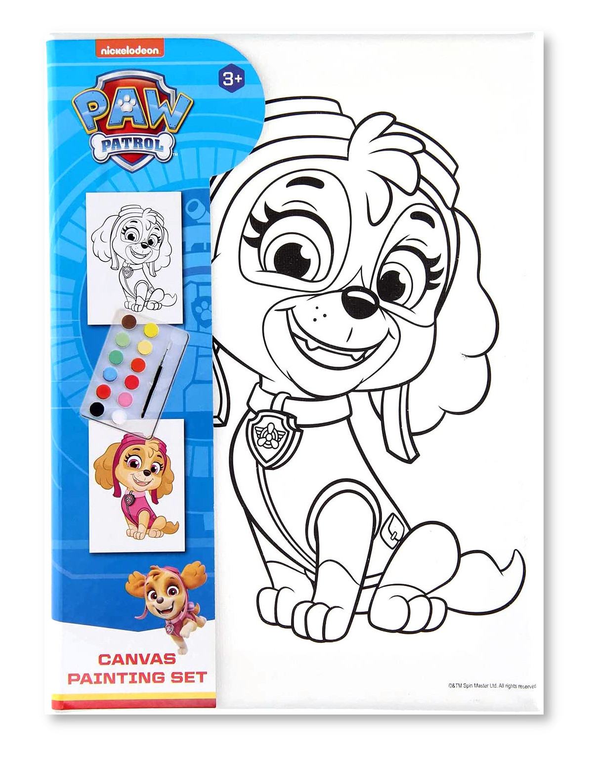 Paw Patrol - Mal-Set mit Leinwand, 4 Motive Paw Patrol - Mal-Set mit Leinwand, 4 Motive