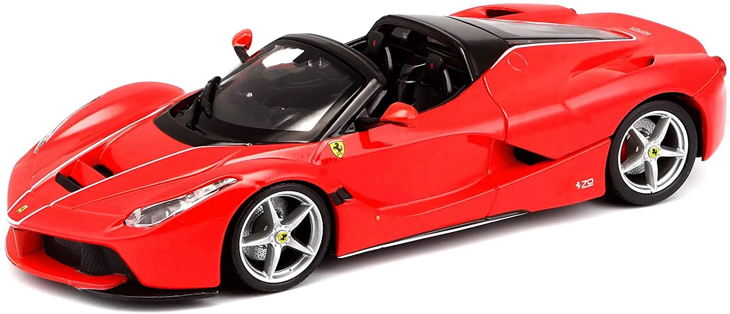Bburago 18-26022 - Modellauto - LaFerrari Aperta (rot, Maßstab 1:24)