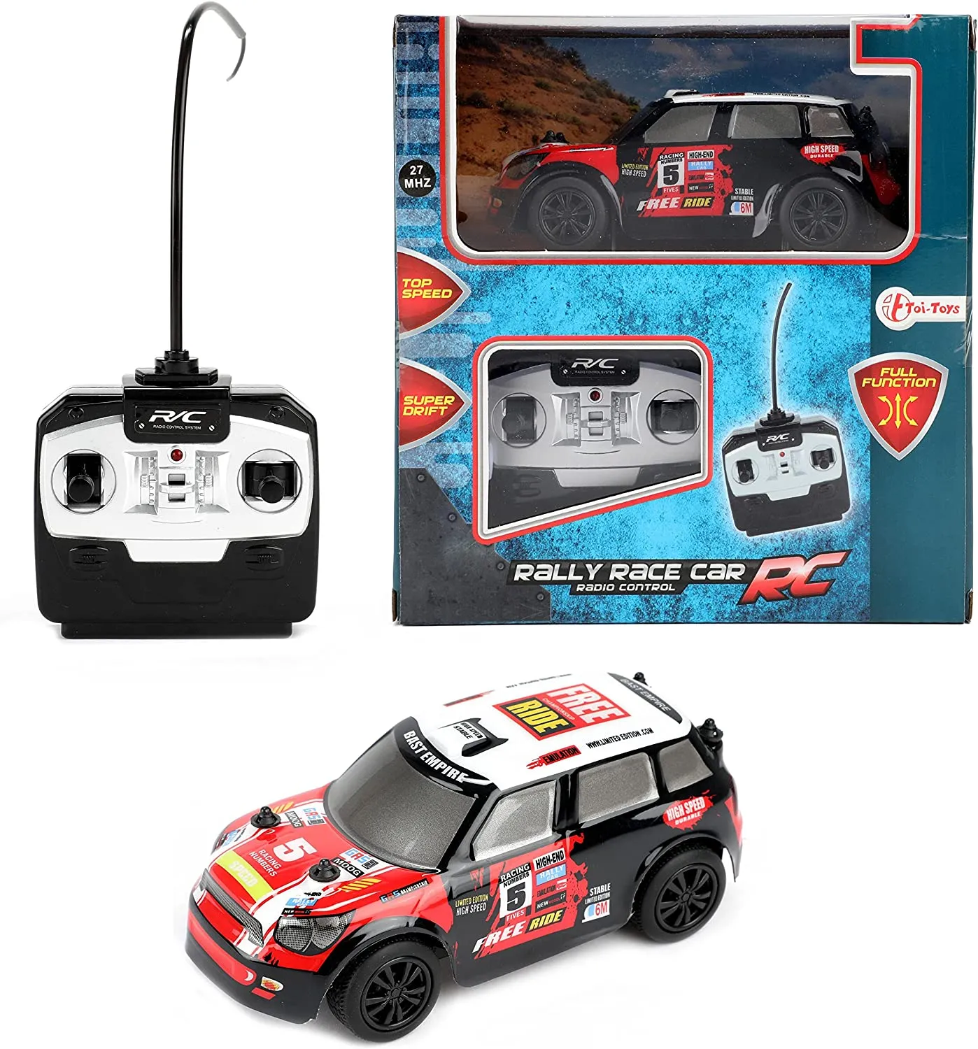 Toi-Toys - Ferngesteuertes Auto - Rally Race Car