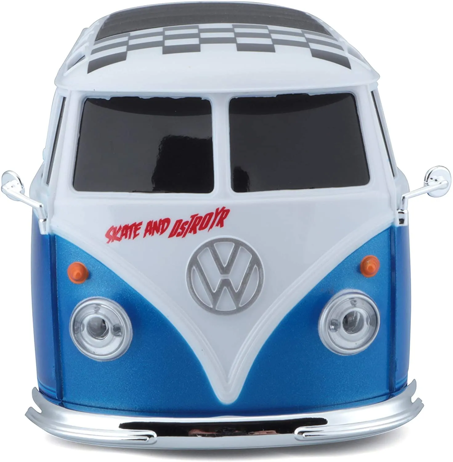 Maisto Tech 81144 - Ferngesteuertes Auto - VW Van Samba (blau/weiß, Maßstab 1:24)