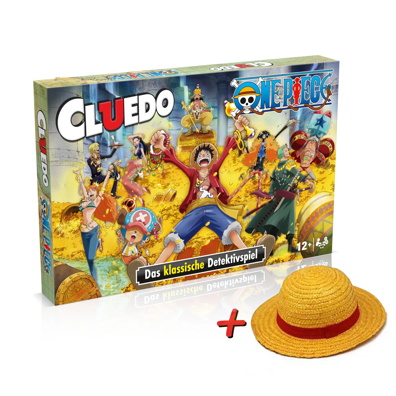 Cluedo - One Piece inkl. Ruffy Strohhut