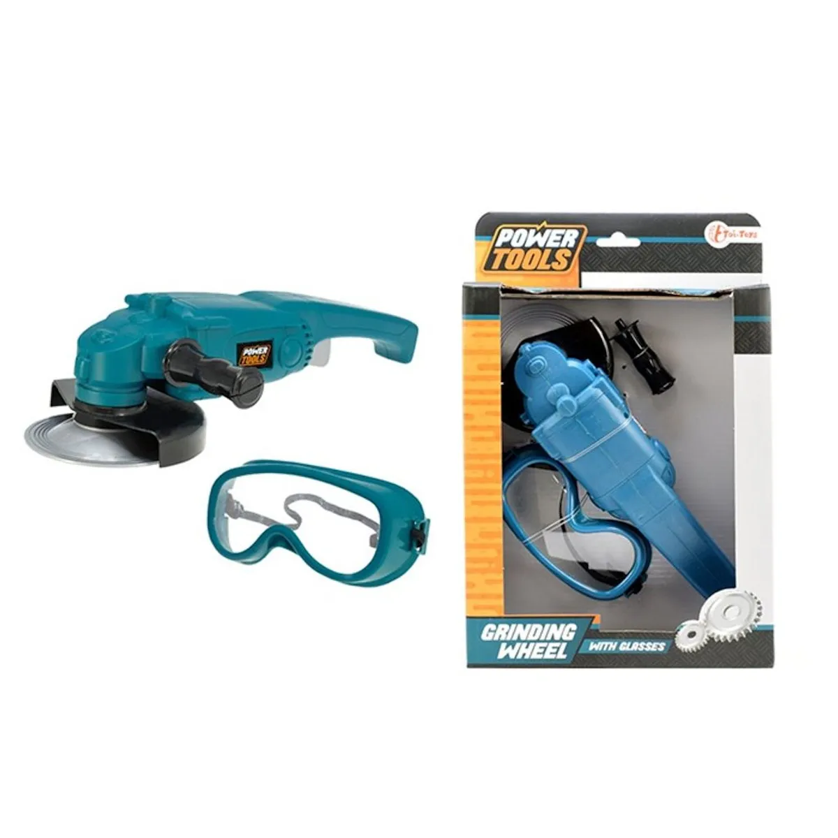 Toi-Toys - Power Tools - Schleifmaschine + Schutzbrille