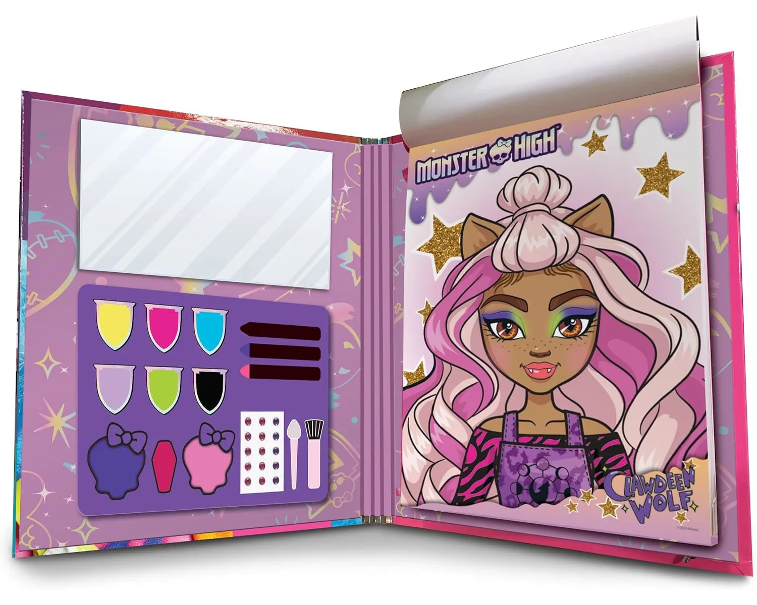 Lisciani 12952 - Monster High Make Up Zeichenbuch