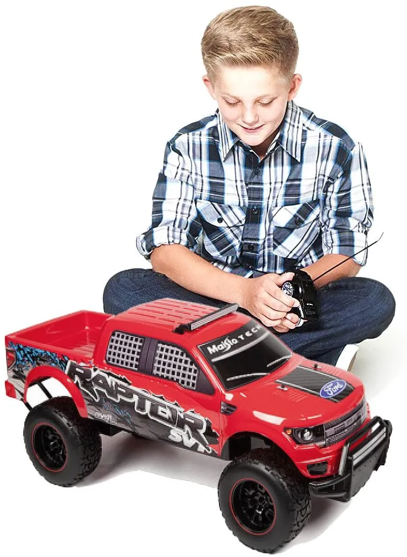 Maisto Tech 581601 - Ferngesteuertes Auto - Ford F150 Raptor AVT (rot, Maßstab 1:6)