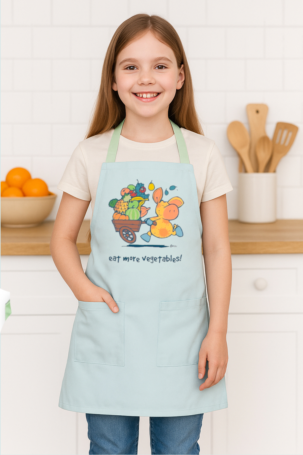 NICI 27792 - Farm Friends Schürze - eat more vegetables