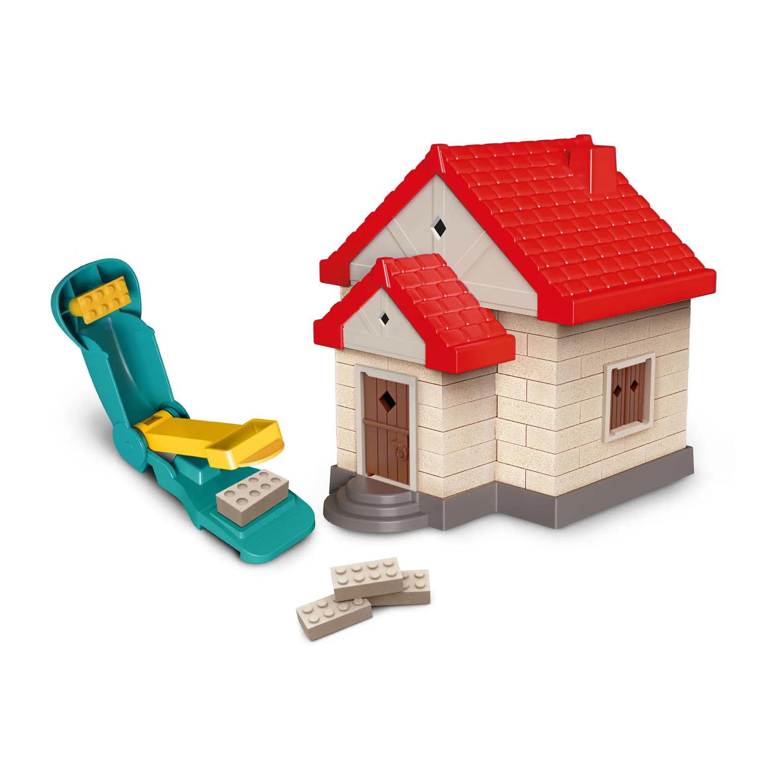 Toi-Toys 43715Z - KIDSCOVERY Bausteine-Maschine