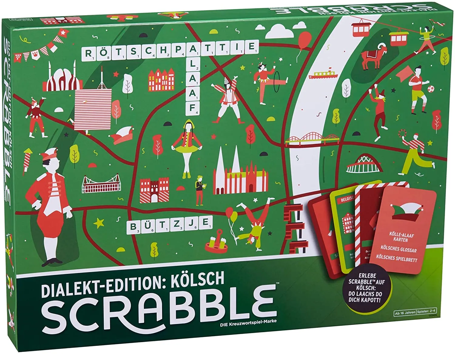 Mattel - Scrabble - Dialekt-Edition: Kölsch