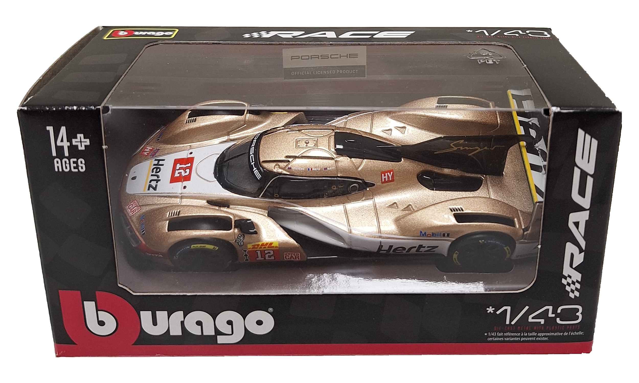 Bburago 18-60057P3 - Modellauto - Porsche 963 Team Jota Hertz #12 (Maßstab 1:43) Bburago 18-60057P3 - Modellauto - Porsche 963 Team Jota Hertz #12 (Maßstab 1:43)