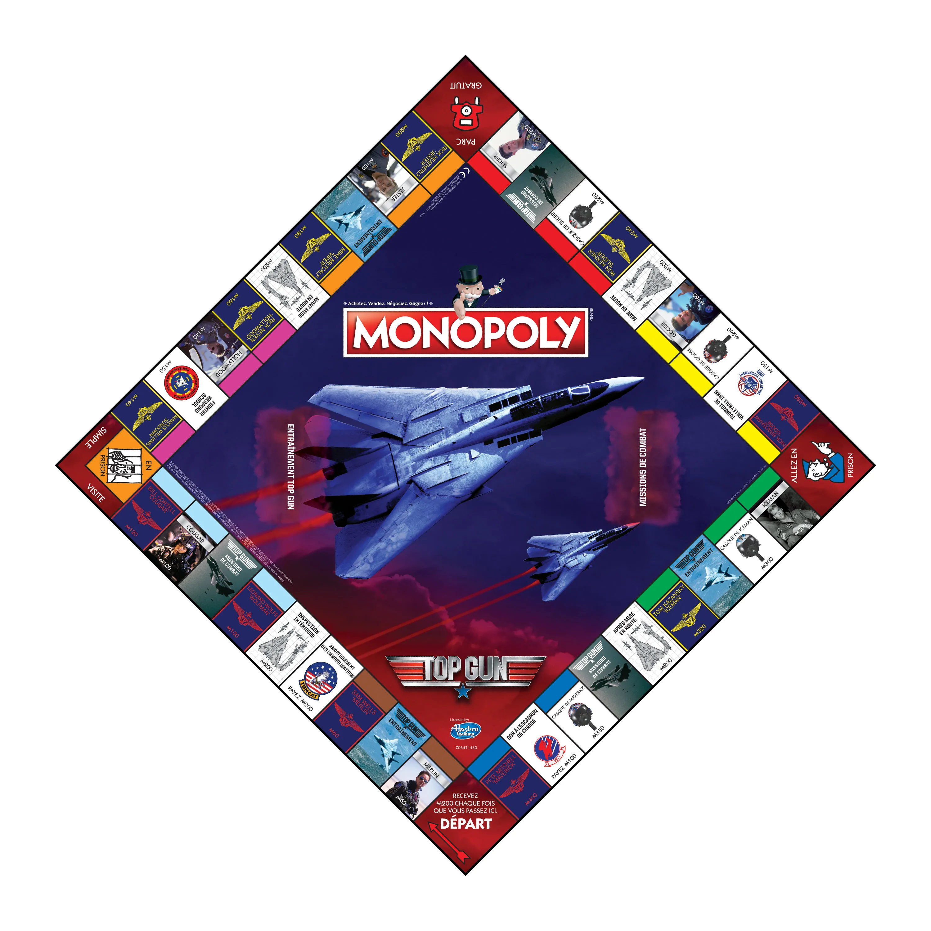 Monopoly - Top Gun (deutsch/französisch)