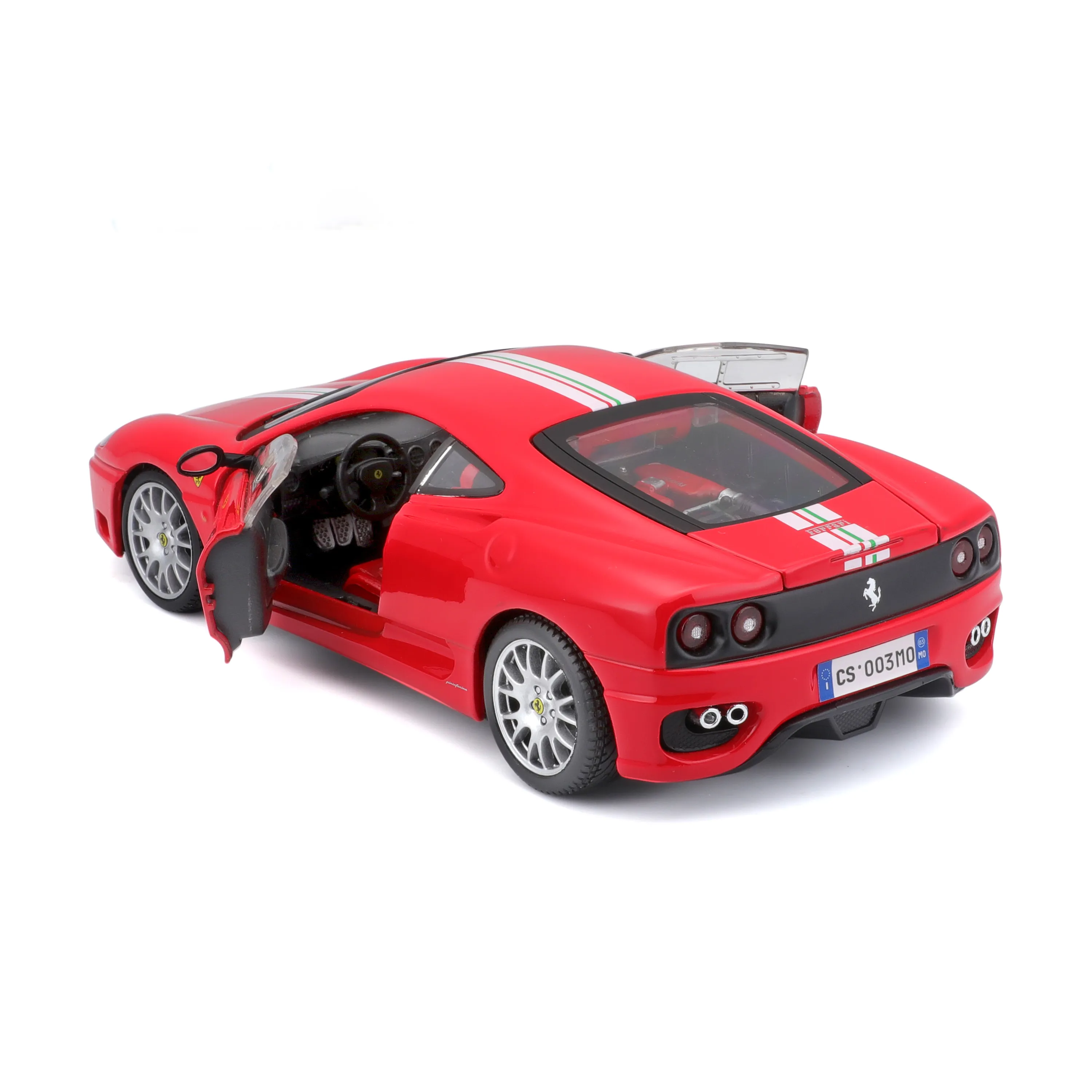 Bburago 18-26550 - Modellauto - Ferrari Challenge Stradale (rot, Maßstab 1:24)