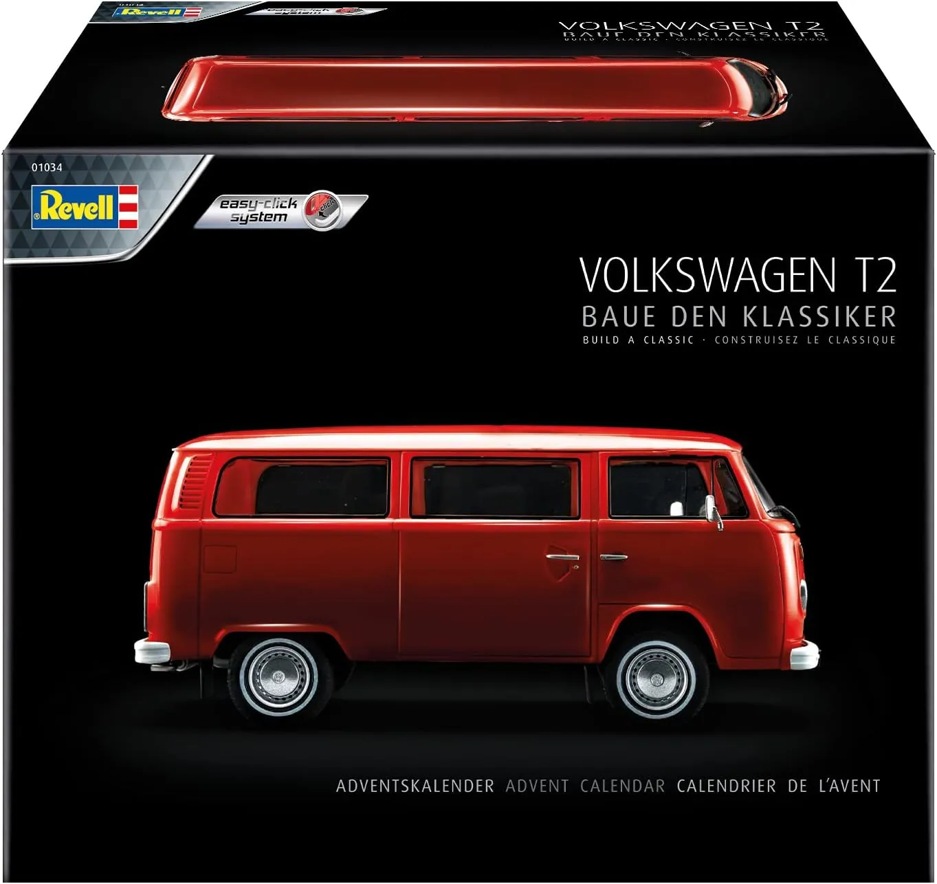 Revell 01034 - Adventskalender - Volkswagen T2, Baue in 24 Tagen deinen Klassiker