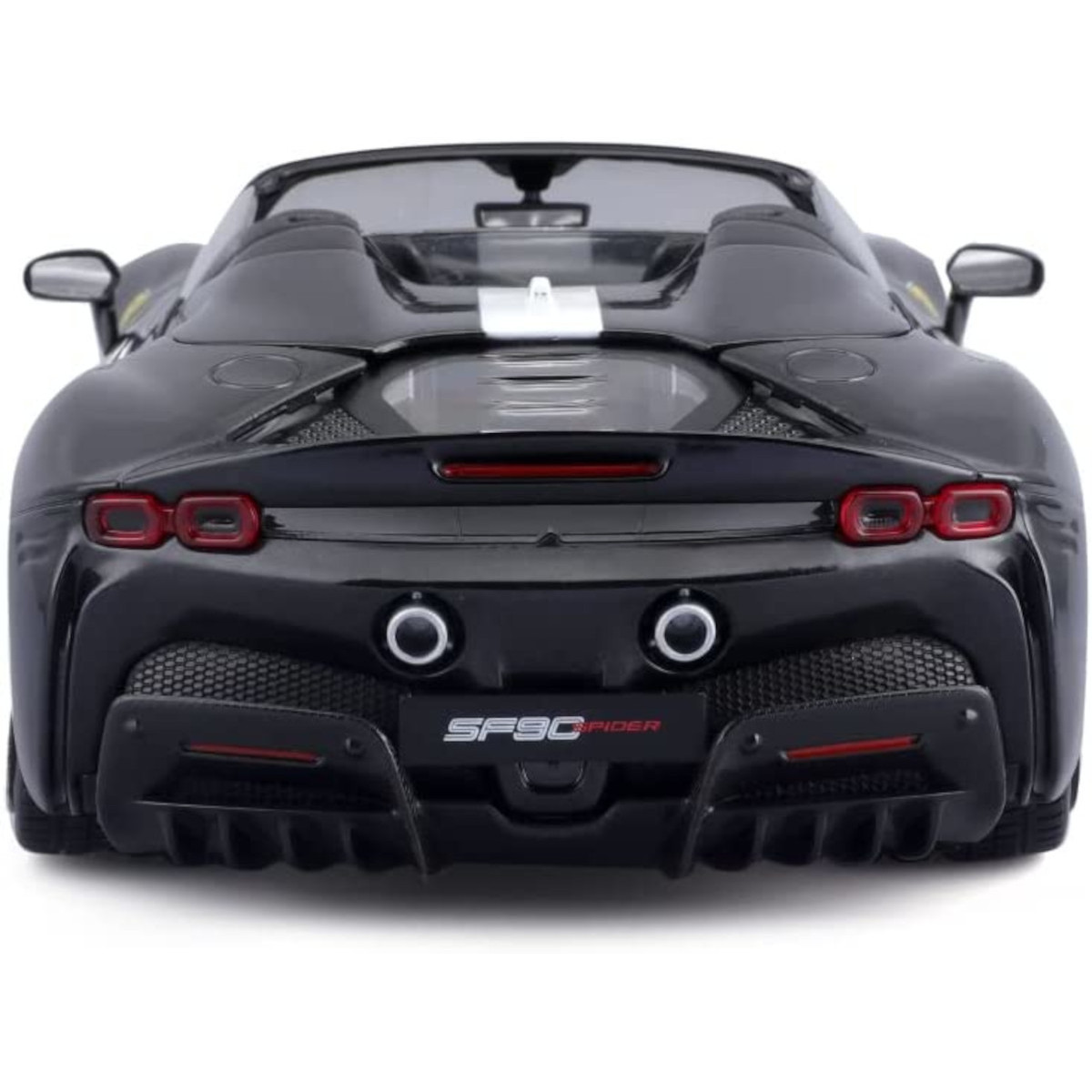 Bburago 18-16910 - Modellauto - Ferrari Signature SF90 Spider (schwarz, Maßstab 1:18)