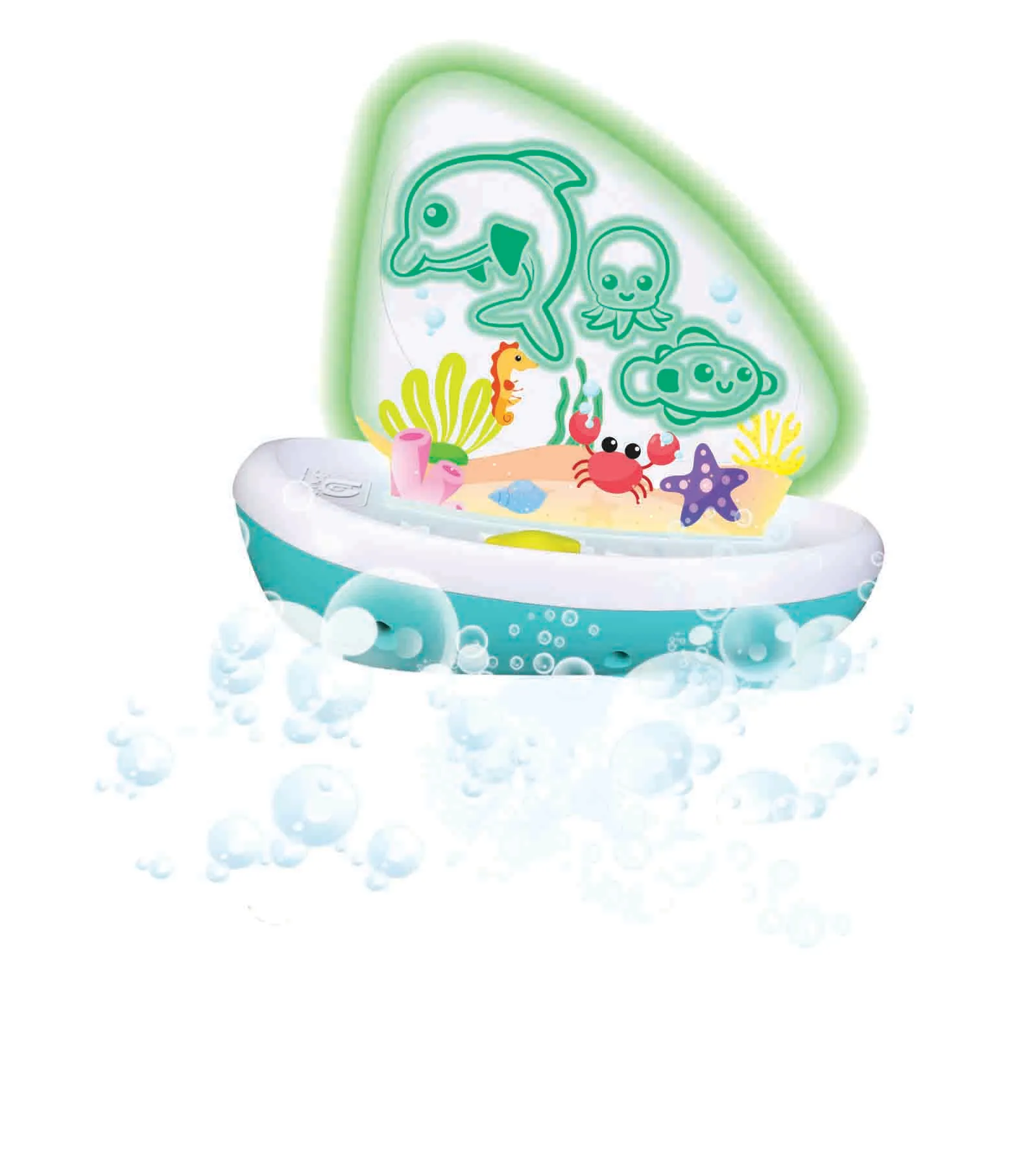BB Junior 16-89022 - Spielzeugboot - Splash 'n Play Light Up Segelboot (15cm)