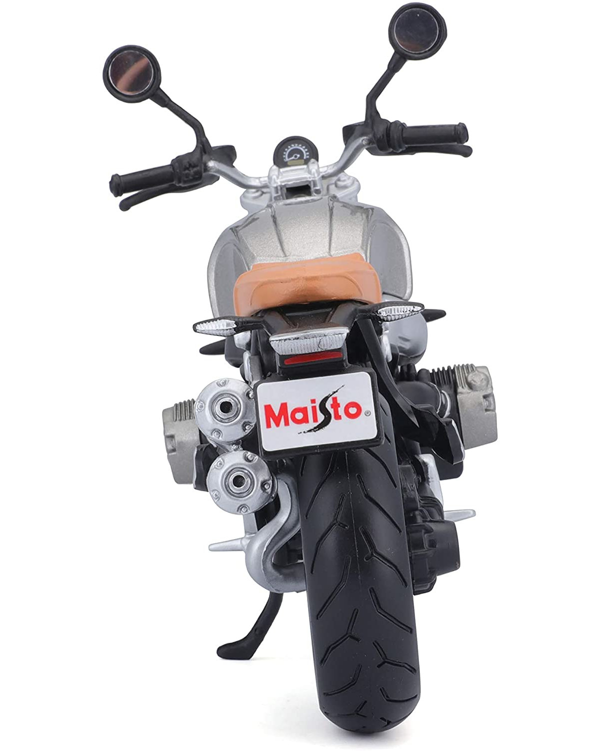 Maisto - Modellmotorrad - BMW R nineT Scrambler (grau, Maßstab 1:12)