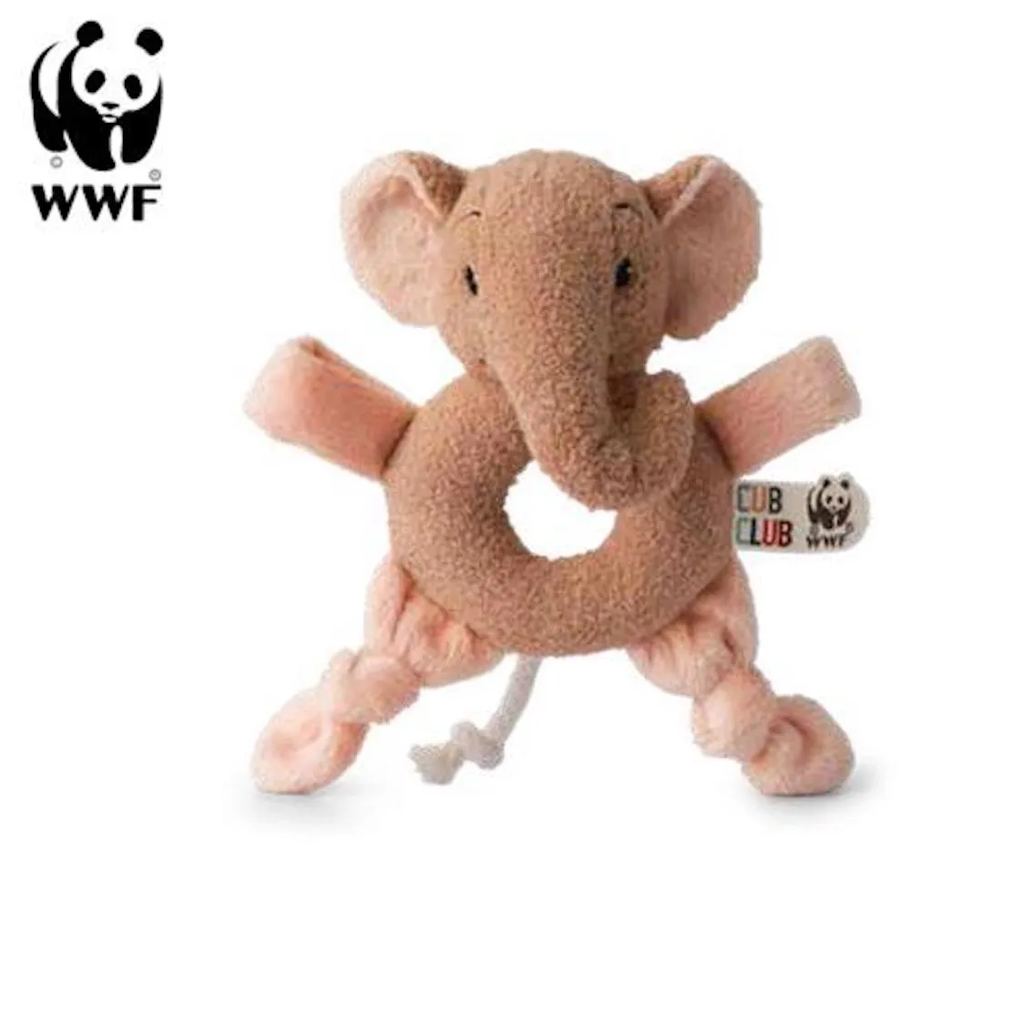 Cub Club - Greifring Ebu der Elefant (beige, 15cm)