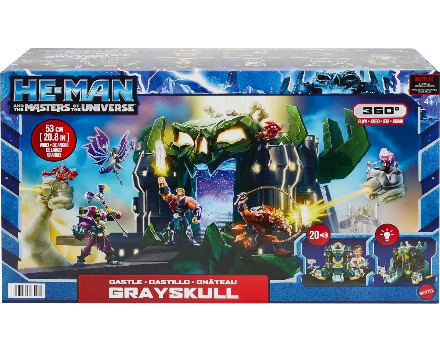 Mattel HGW39 - Masters of the Universe Spielset - Castle Grayskull (mit Licht & Sound)