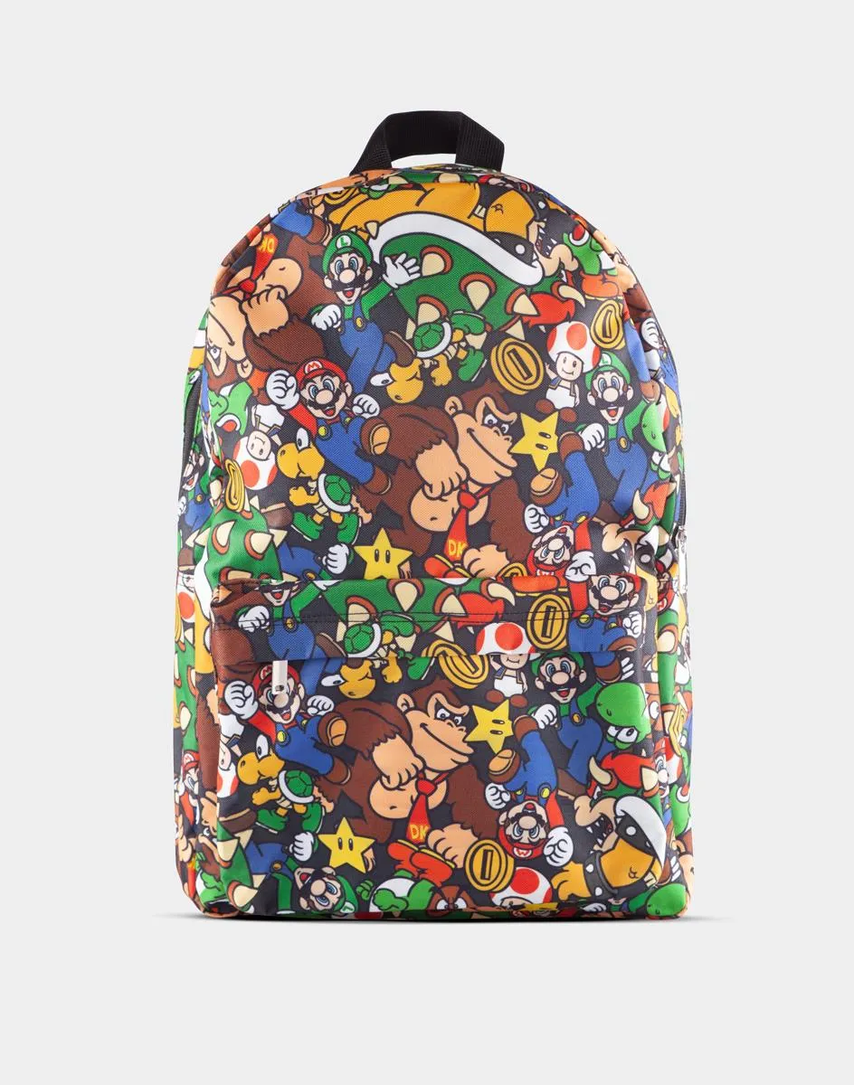 Nintendo Rucksack - Super Mario Charaktere + Gürteltasche