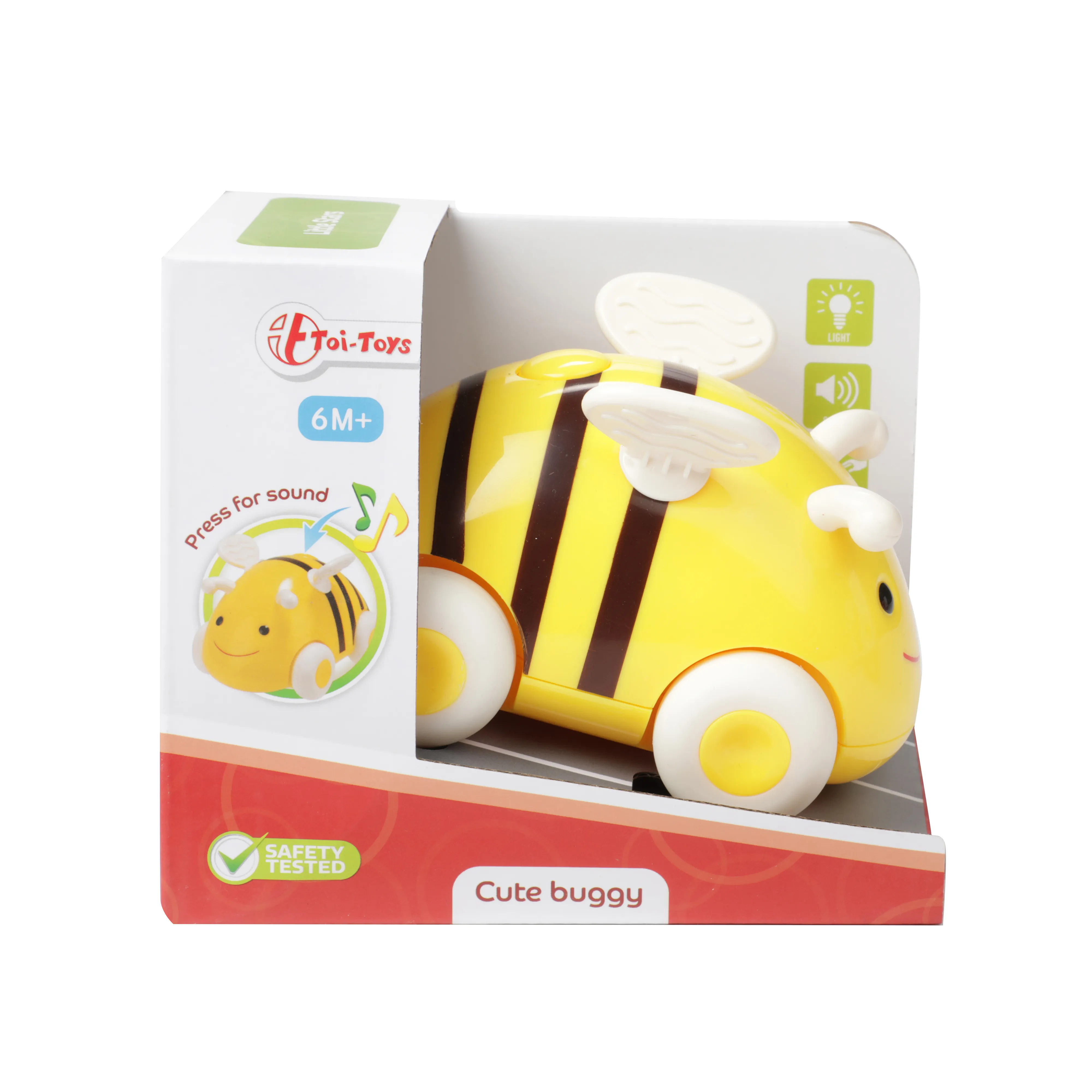 Toi-Toys LITTLE STARS Baby Insektenauto mit Licht & Sound