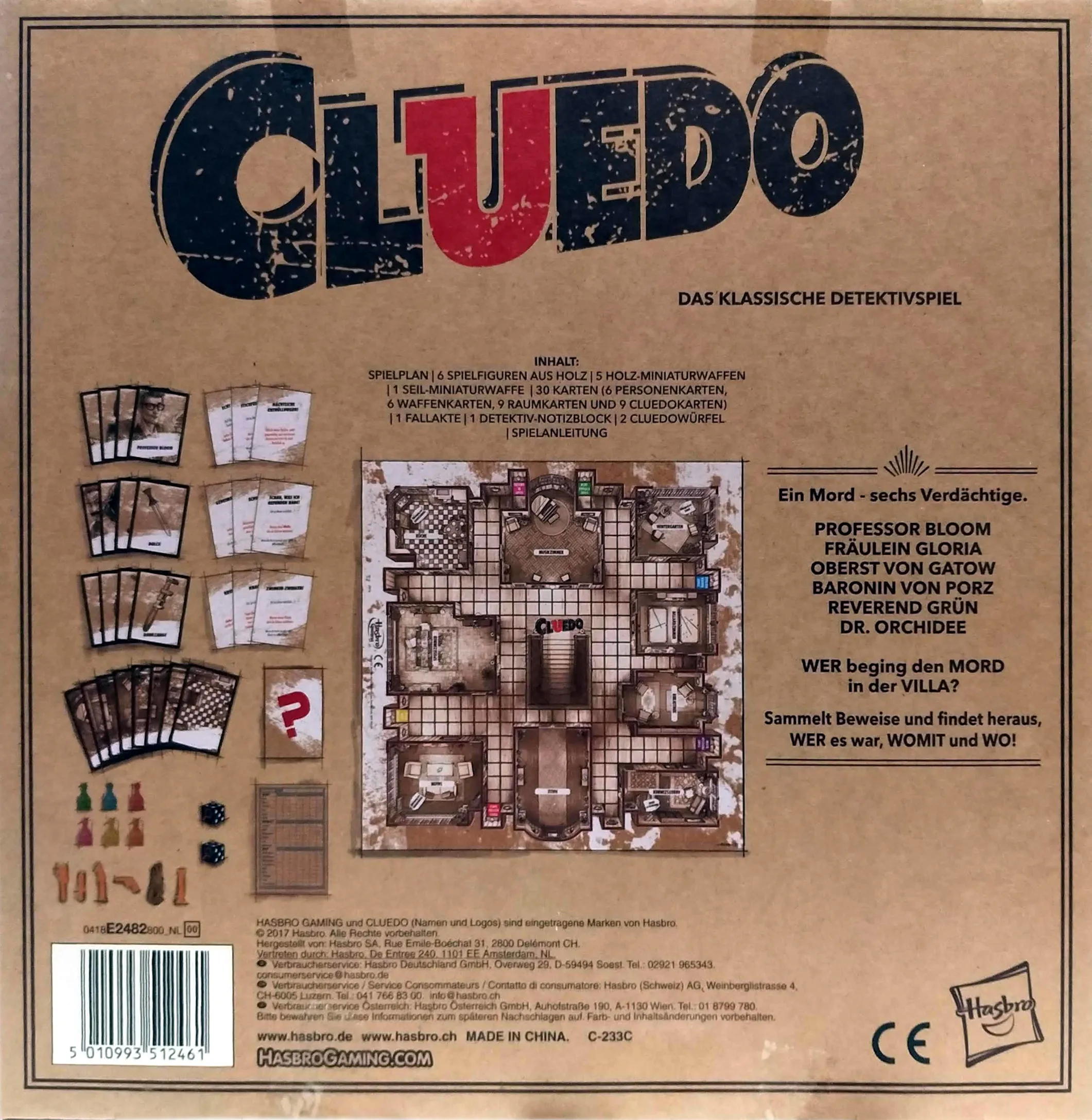 Cluedo Rustikal (Holz Sonderedition)