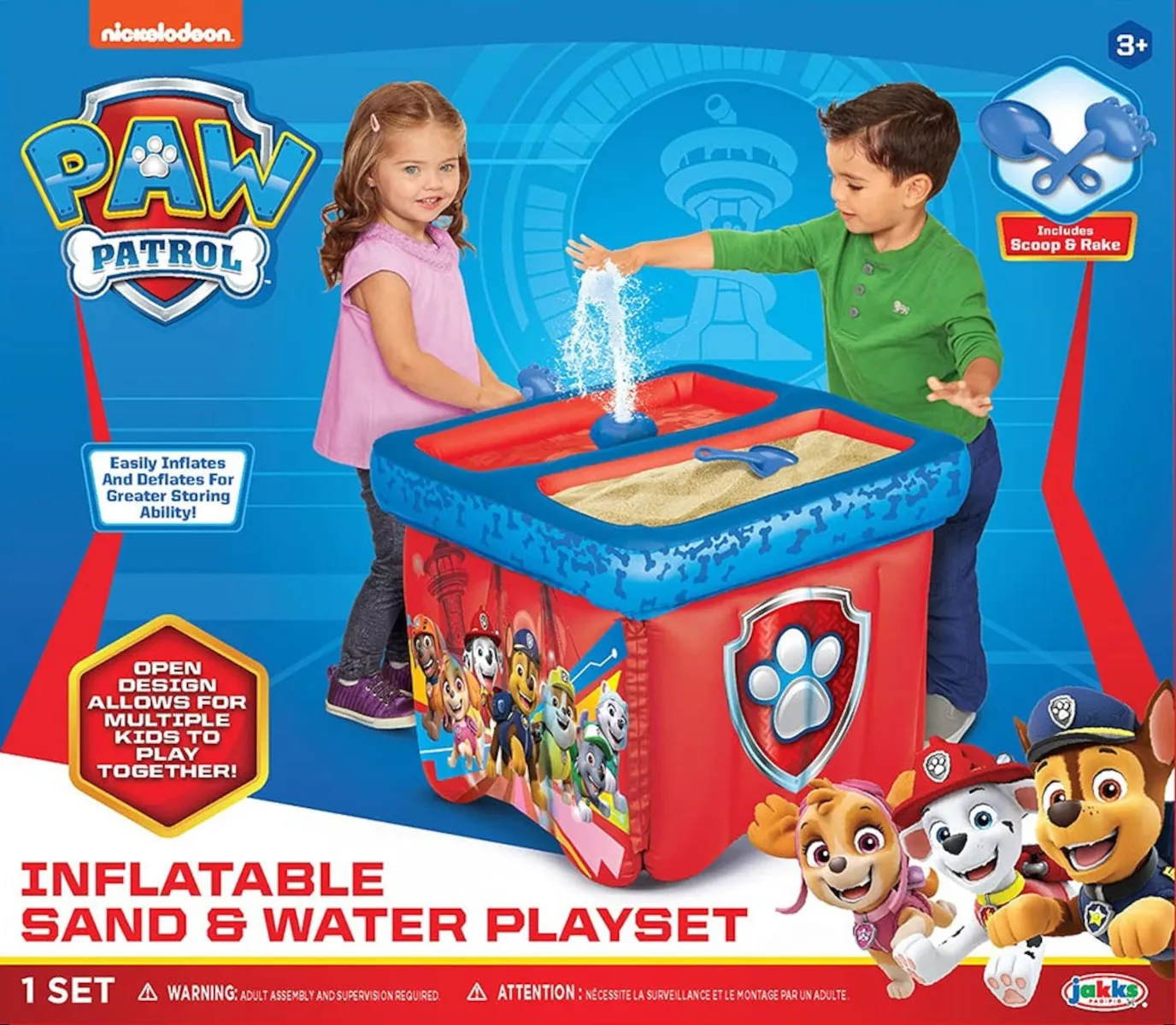 Spin Master 603841 - Paw Patrol - aufblasbarer Sand- & Wasserspieltisch