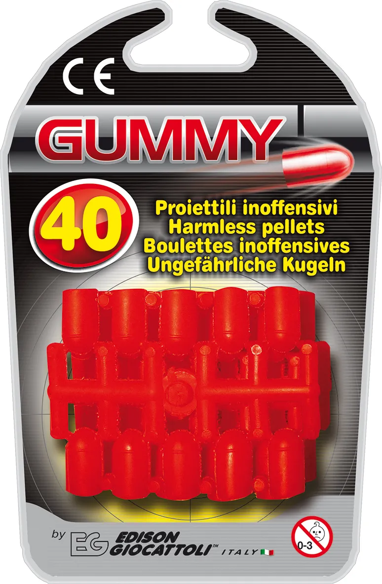 Edison Giocattoli - Gummi-Munition (40 Stück)