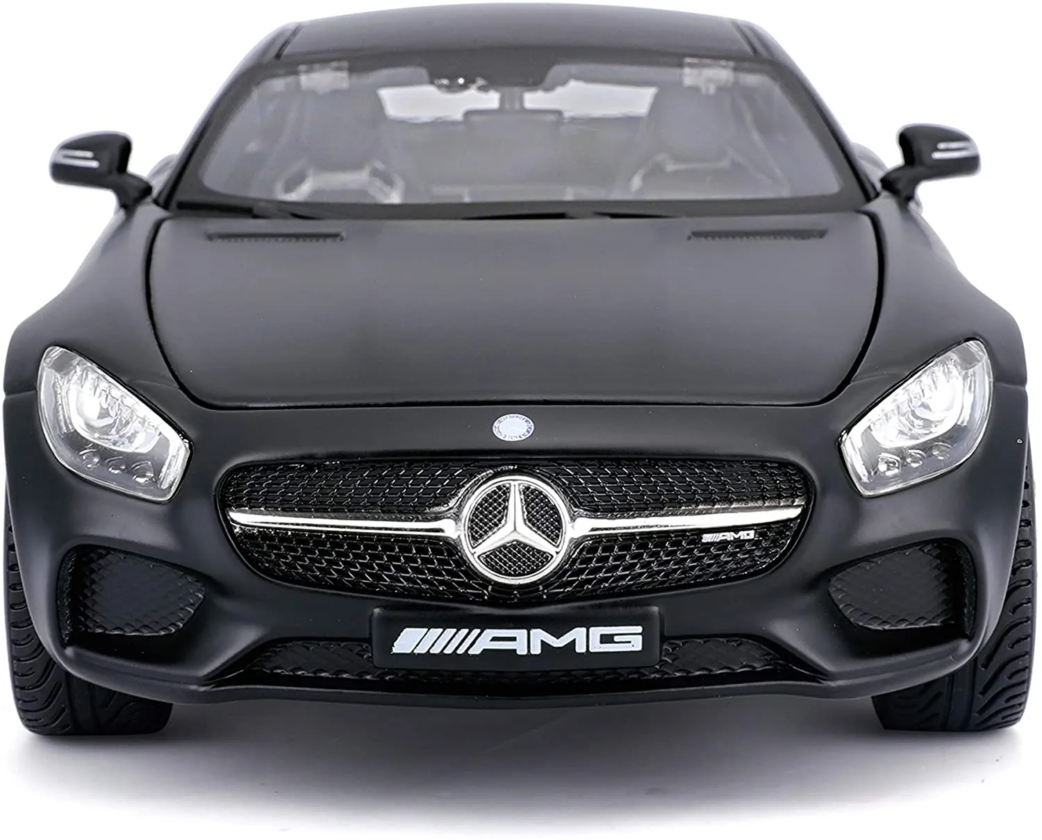 Maisto 31134 - Modellauto - Mercedes SLS AMG GT (mattschwarz, Maßstab 1:24)