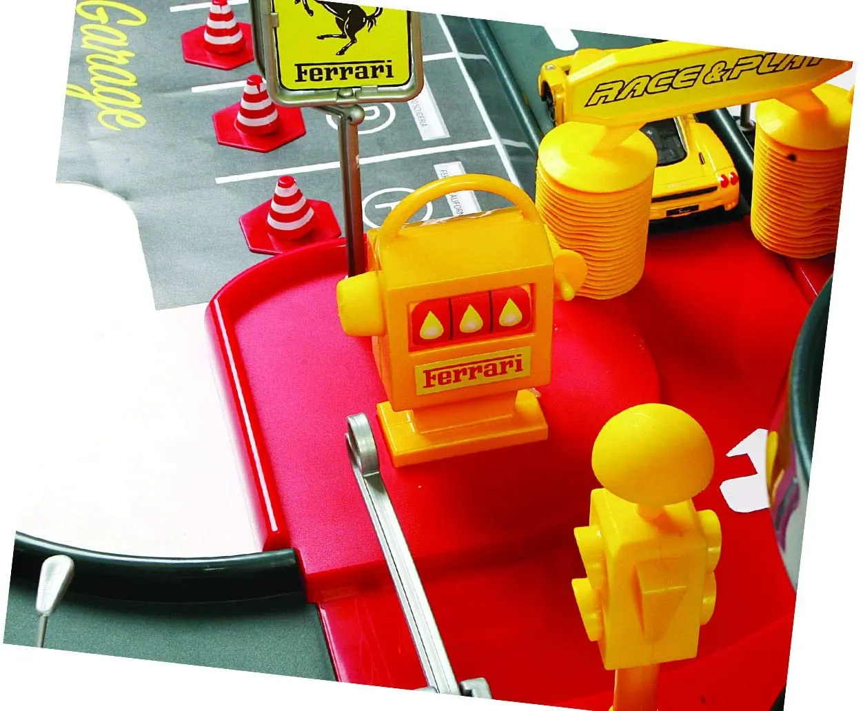 Bburago 18-31204 - Ferrari Parkhaus inkl. 2 Fahrzeugen
