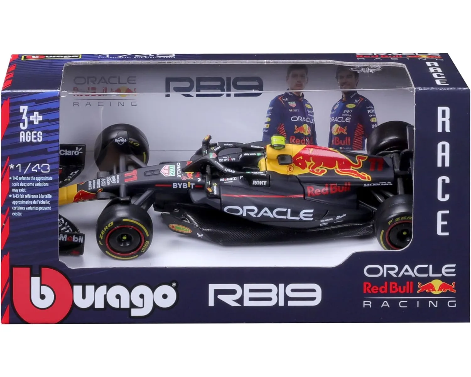 Bburago 18-38082 - Modellauto - Red Bull Racing F1 RB19 Perez #11 (Maßstab 1:43)