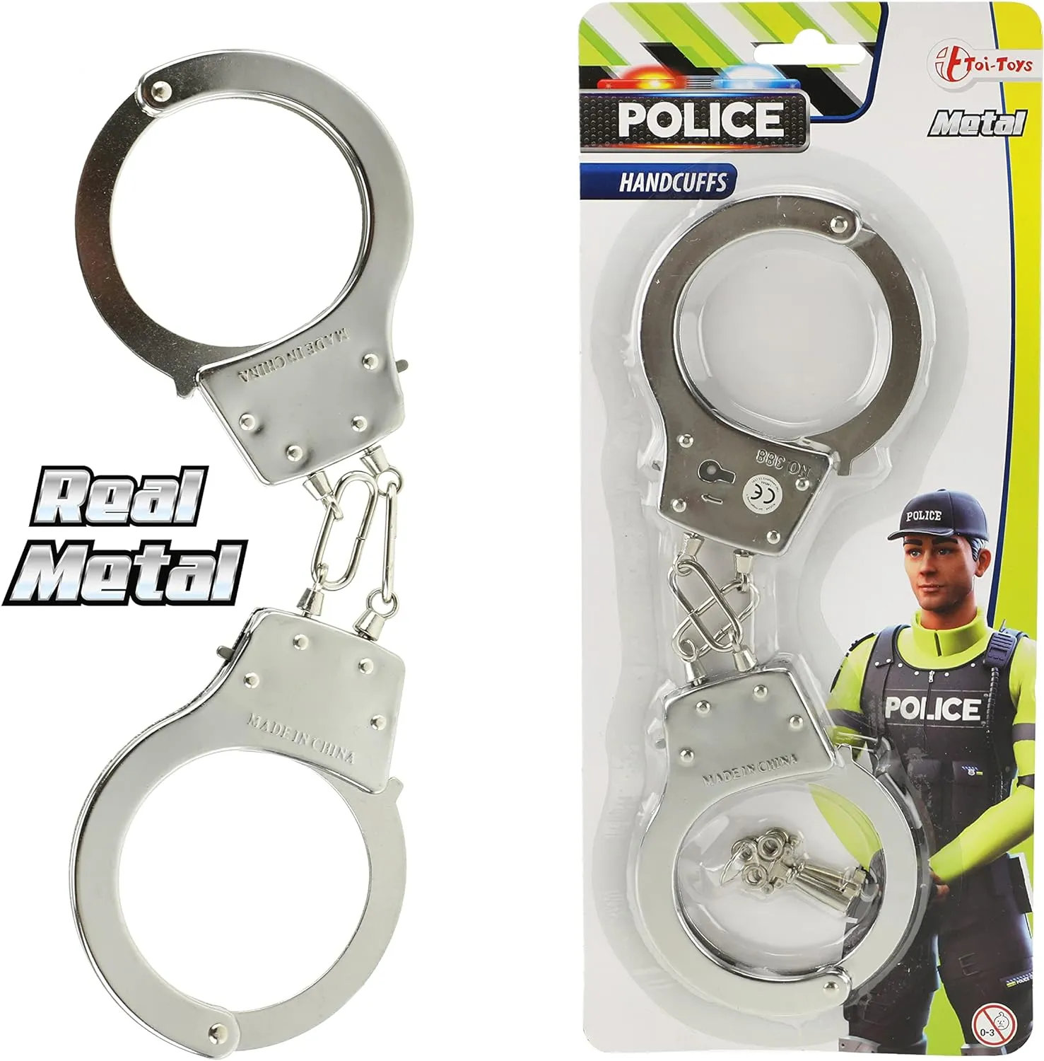Toi-Toys - Polizei Handschellen (Metall)