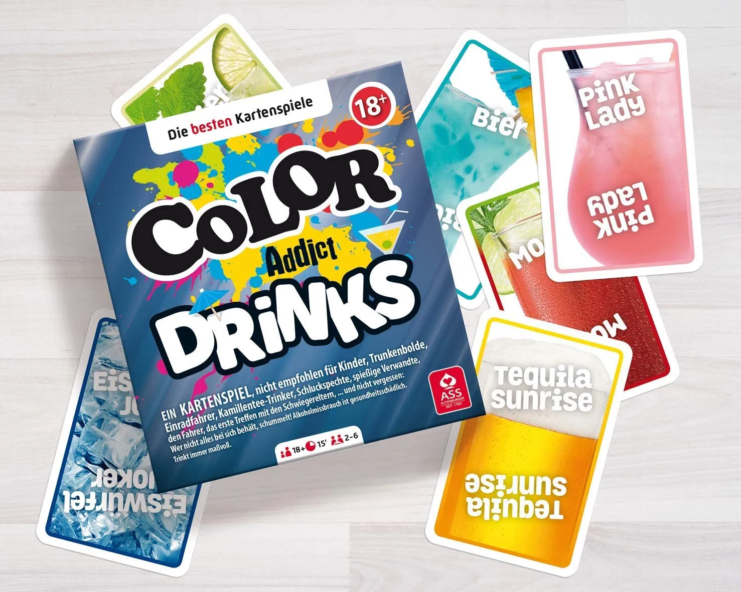 ASS Altenburger - Kartenspiel - Color Addict Drinks