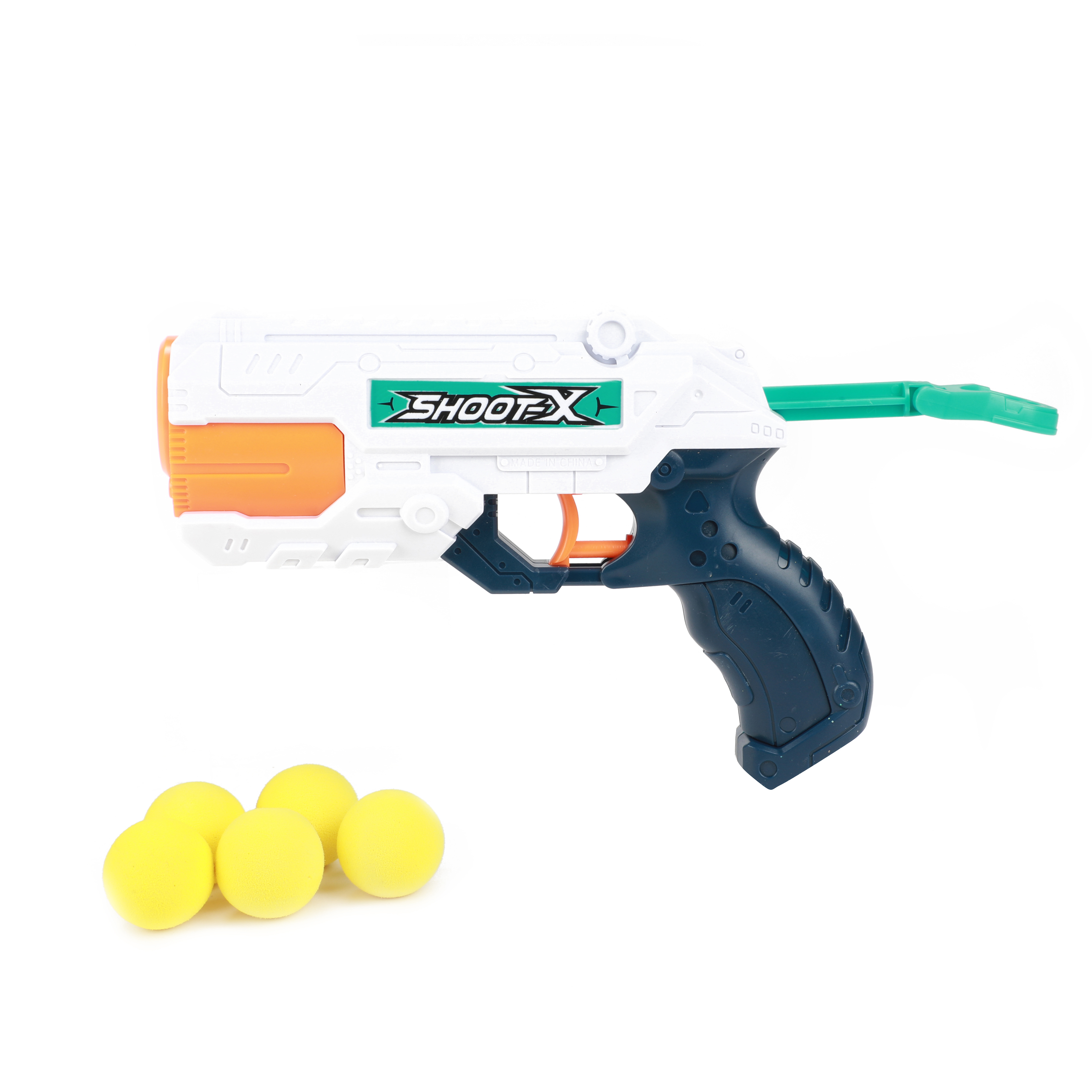 Toi-Toys 32743A - FOAM STRIKE X Set - Wasserpistole mit 5 Bällen und 3 Kegeln Toi-Toys 32743A - FOAM STRIKE X Set - Wasserpistole mit 5 Bällen und 3 Kegeln