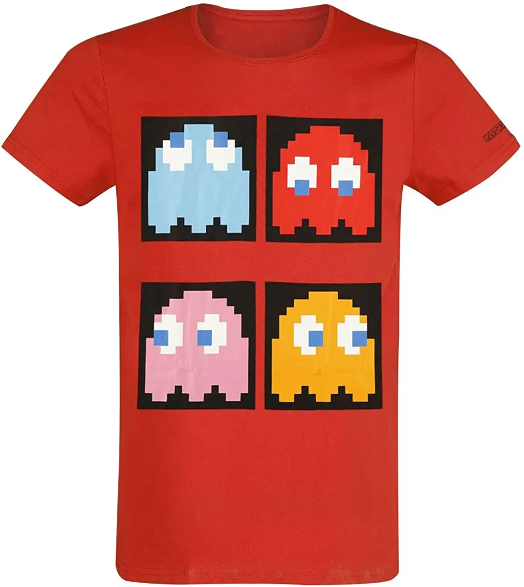 Difuzed - T-Shirt Herren - Pac-Man (rot)